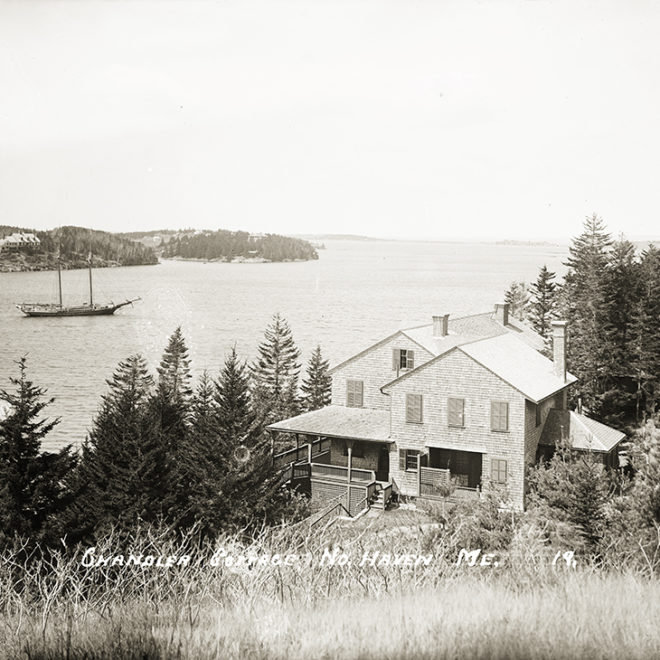 Schooner in western Thorofare, North Haven, ME