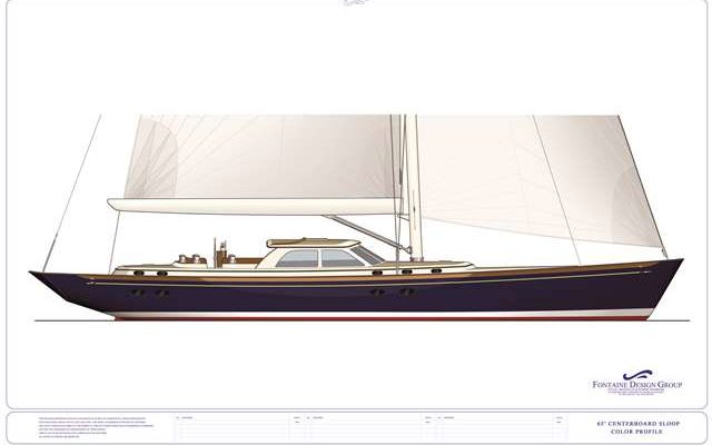A pretty profile, the new A2 from Lyman-Morse and Fontaine Design Group.