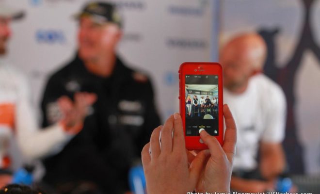 You never know what hotshot sailor you'll be able to snap a picture of at the Volvo Ocean Race Newport stopover.
