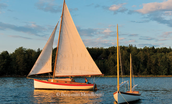 LILY - 22'0" x 7'9" keel/centerboard sloop and CUCKOO - 16'8" x 5'0" cat ketch daysailer