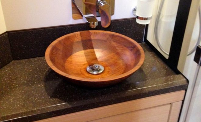 You have a vessel sink at home. So why not have one aboard your yacht, too?