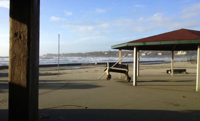 Save The Bay's aquarium, located at Easton's Beach in Newport, was seriously damaged by the passing of Hurricane Sandy.