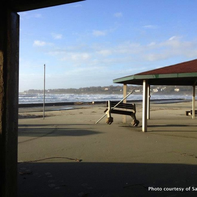 Save The Bay's aquarium, located at Easton's Beach in Newport, was seriously damaged by the passing of Hurricane Sandy.