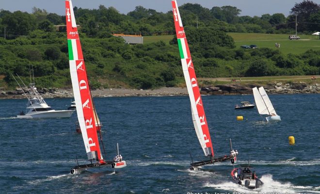 The racing between the AC45s has gotten closer throughout the series, leading to the showdown in Newport.