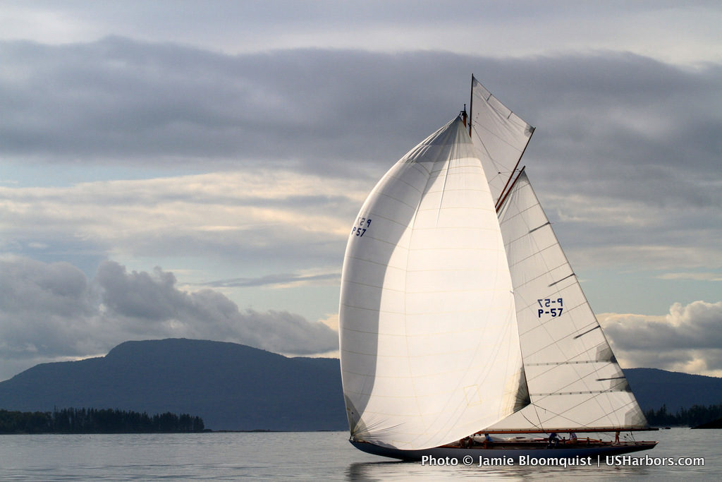Yacht racing is about going as fast as possible, in as beautiful places as possible. ERR feeder race, West Penobscot Bay, 2011.