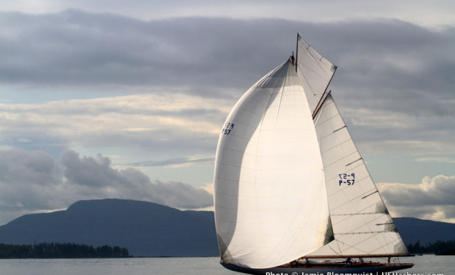 Yacht racing is about going as fast as possible, in as beautiful places as possible. ERR feeder race, West Penobscot Bay, 2011.