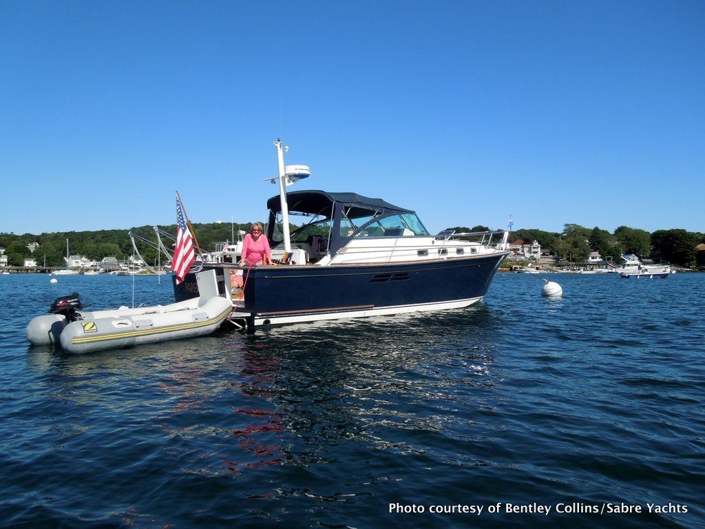 Proper decommissioning in the fall helps Sabre Yachts' Bentley Collins enjoy his boat earlier in the spring than most boaters!