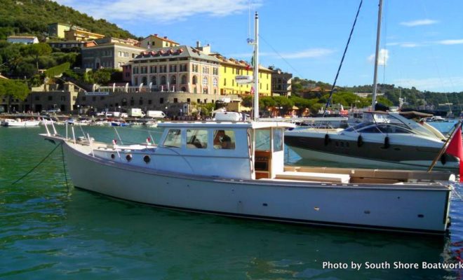 TWIST (formerly Hazel W III), at home on the Mediterranean.