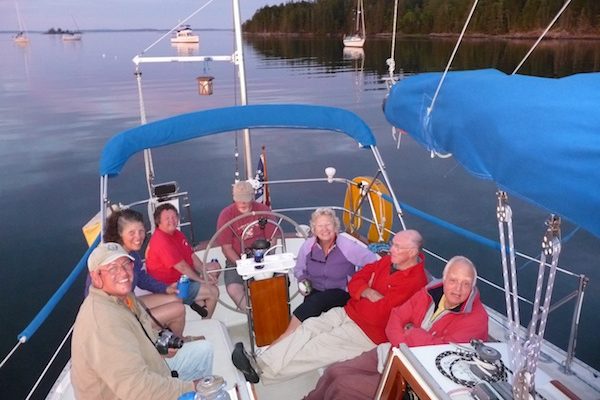 Maine Ericson owners in Pretty Marsh Harbor