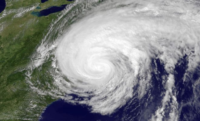 Hurricane Irene approaches Virginia in August, 2011. ©NOAA-NASA GOES Project