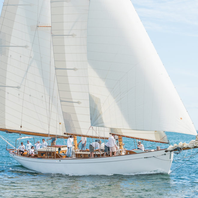 JUNO, 65' SchoonerPHRA LUANG, Alden SchoonerARTEMIS, 31' Canoe Stern Gaff Sloop