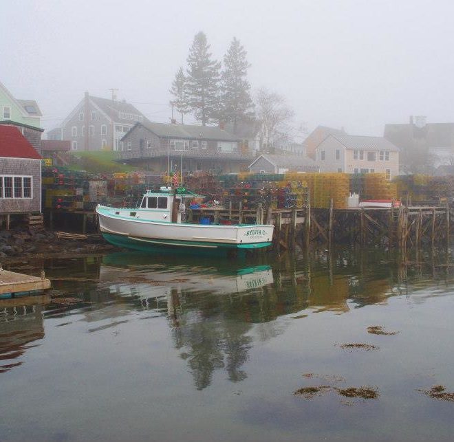 Port Clyde is gorgeous in all weather, but perhaps even more so in the fog.