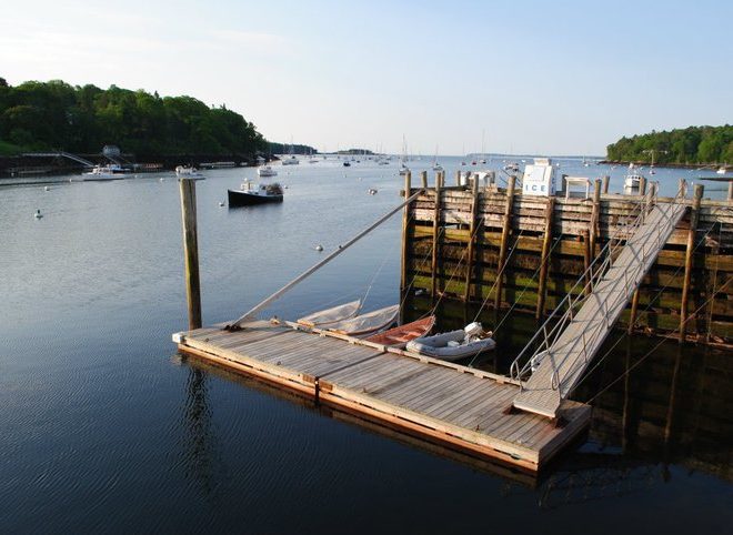 Low Tide in Rockport harbor.