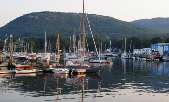 Camden, Maine, where the mountains really do meet the sea.