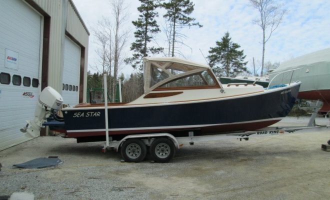 Seastar, a Banks Cove 22, ready for launch