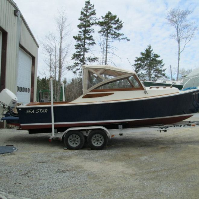 Seastar, a Banks Cove 22, ready for launch