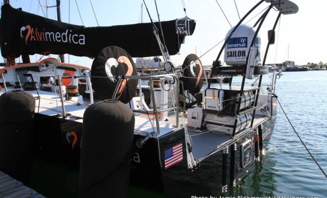 The cockpit of a Volvo Ocean Race 65 is a busy place.