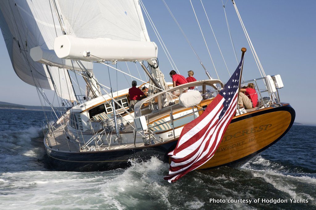 WINDCREST, built in 2006 by Hodgdon Yachts of East Boothbay, Maine.