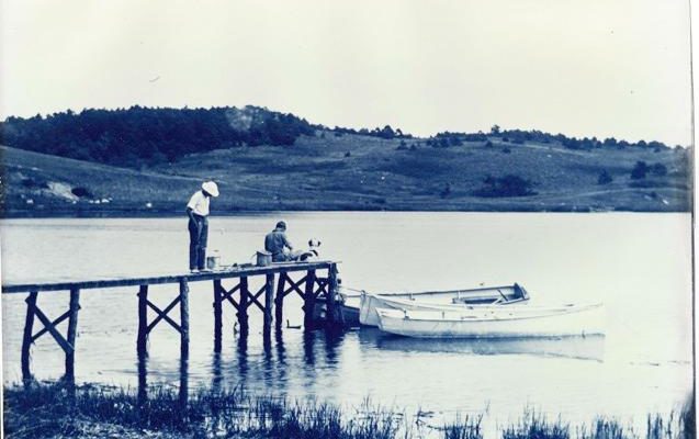 In 1904, the docks on Arey's Pond were small ‚Äî¬†but they were a recognition of the boatbuilding to come on this body of water.