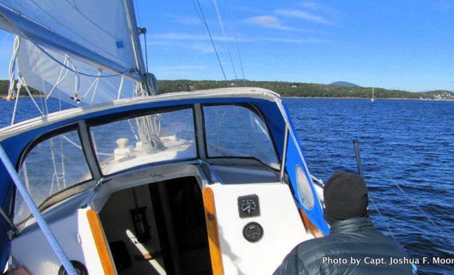 The hat and down parka are part of fall sailing in Maine — and we wouldn't trade it for the world.