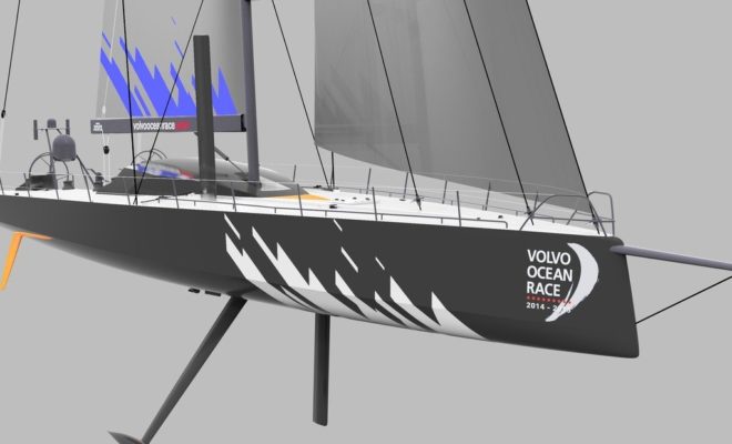 At 65' on deck and with a 99' rig, the next generation Volvo Ocean Race boat will be a one-design powerhouse.