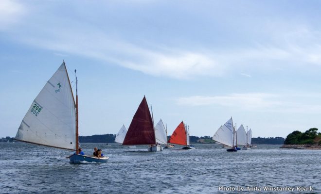 Nearly a hundred catboats competed in the 21st Arey's Pond Cat Gathering.