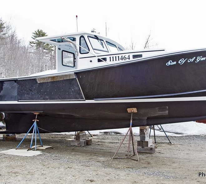 After undergoing a winter restoration at Farrin's Boatshop, this lobsterboat was in like-new condition for the 2015 season.
