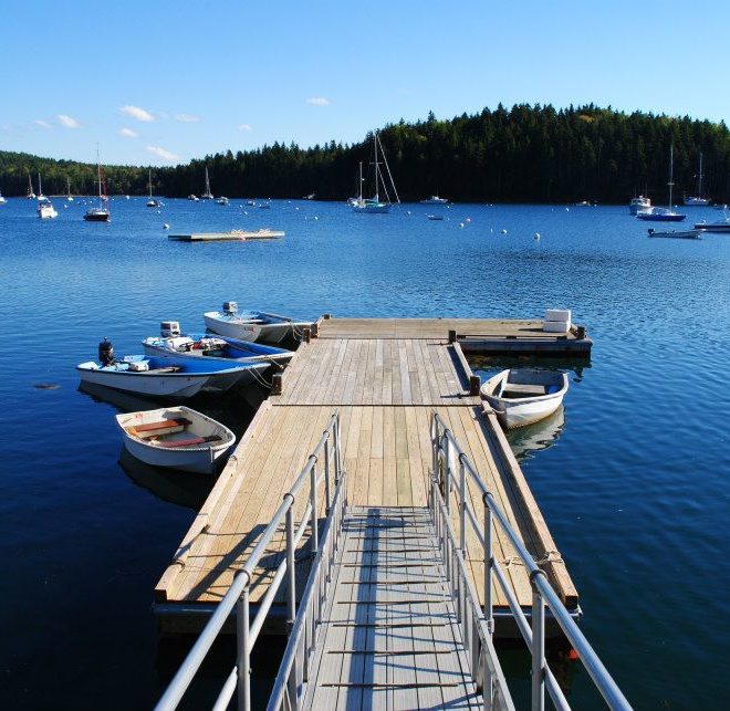 A perfect September day in Bucks harbor.