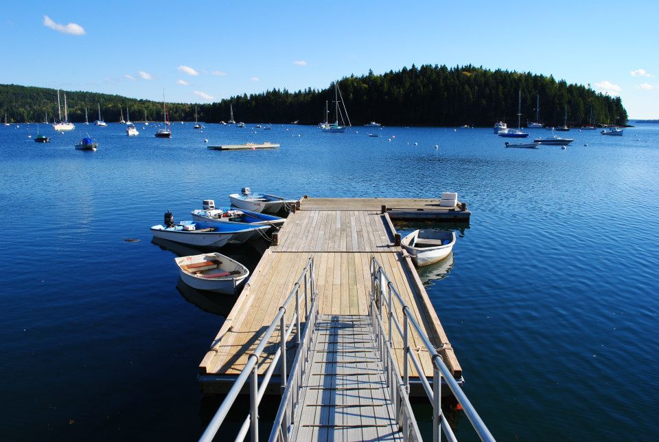A perfect September day in Bucks harbor.