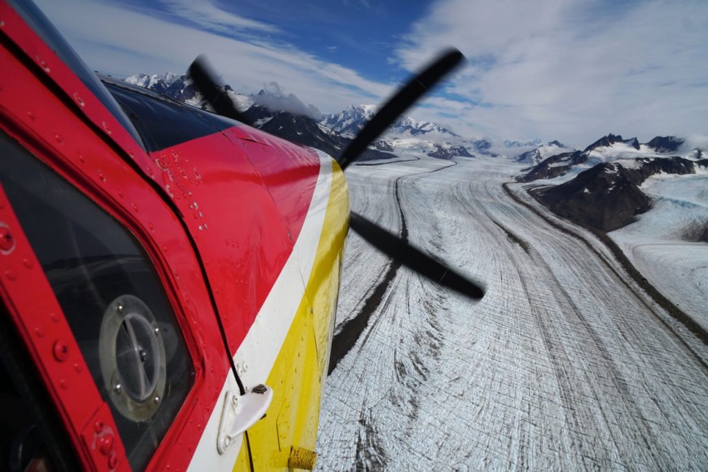 A small airborne campaign has been monitoring glacial changes since 2009