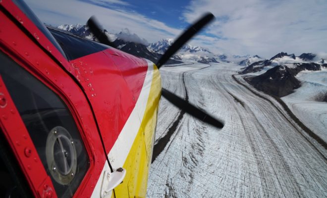 A small airborne campaign has been monitoring glacial changes since 2009