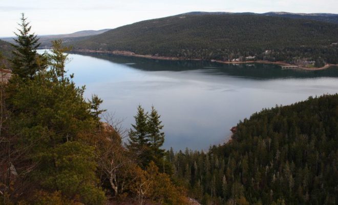 Looking down Somes Sound from Valley Peak.