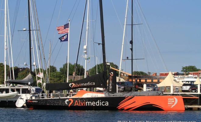 Team Alvimedica, skippered by Bristol native Charlie Enright, will be officially named on June 28 at Newport Shipyard.