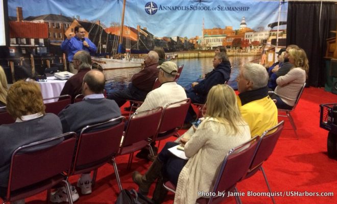 Seminars are being held throughout the weekend on a wide variety of topics, from fishing to seamanship.