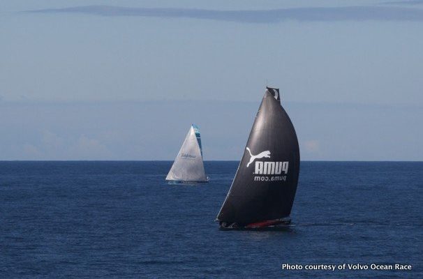 Meters, instead of miles, separated Mar Mostro from Telefonica in the final stretch of Leg 5.