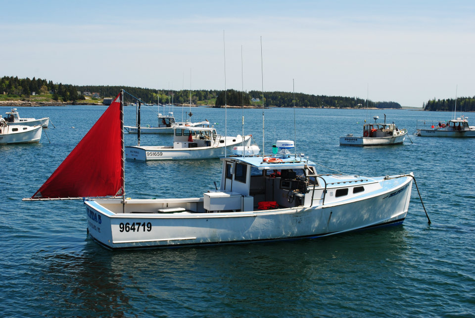 Lobstering on the Downeast coast of Maine.
