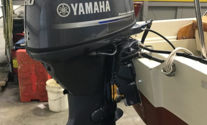 New 60 HP Yamaha engine