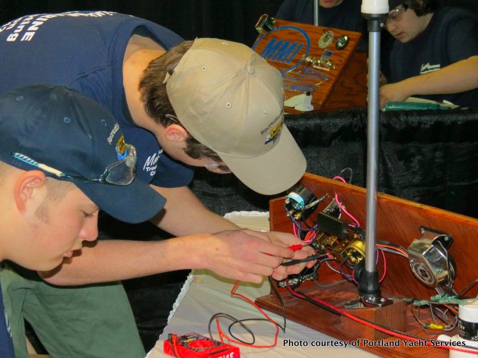 The Troubleshooting Contest held at the Maine Boatbuilders Show was all about hands-on training.