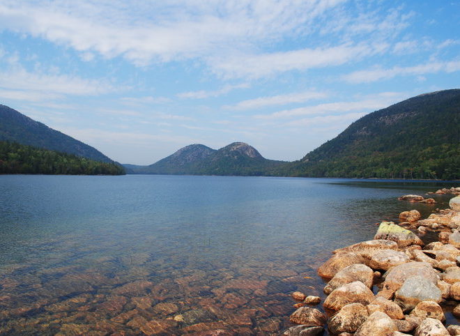 Jordan Pond in Acadia National Park, a true gift to nature lovers.
