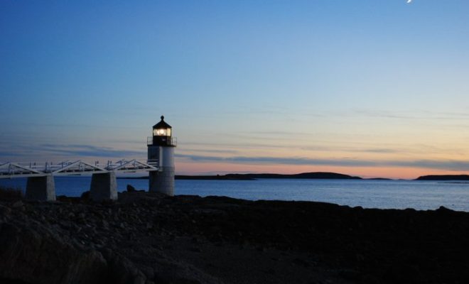 October Sunset, Marshall Point, Port Clyde