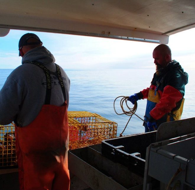Teamwork is everything on the ocean.