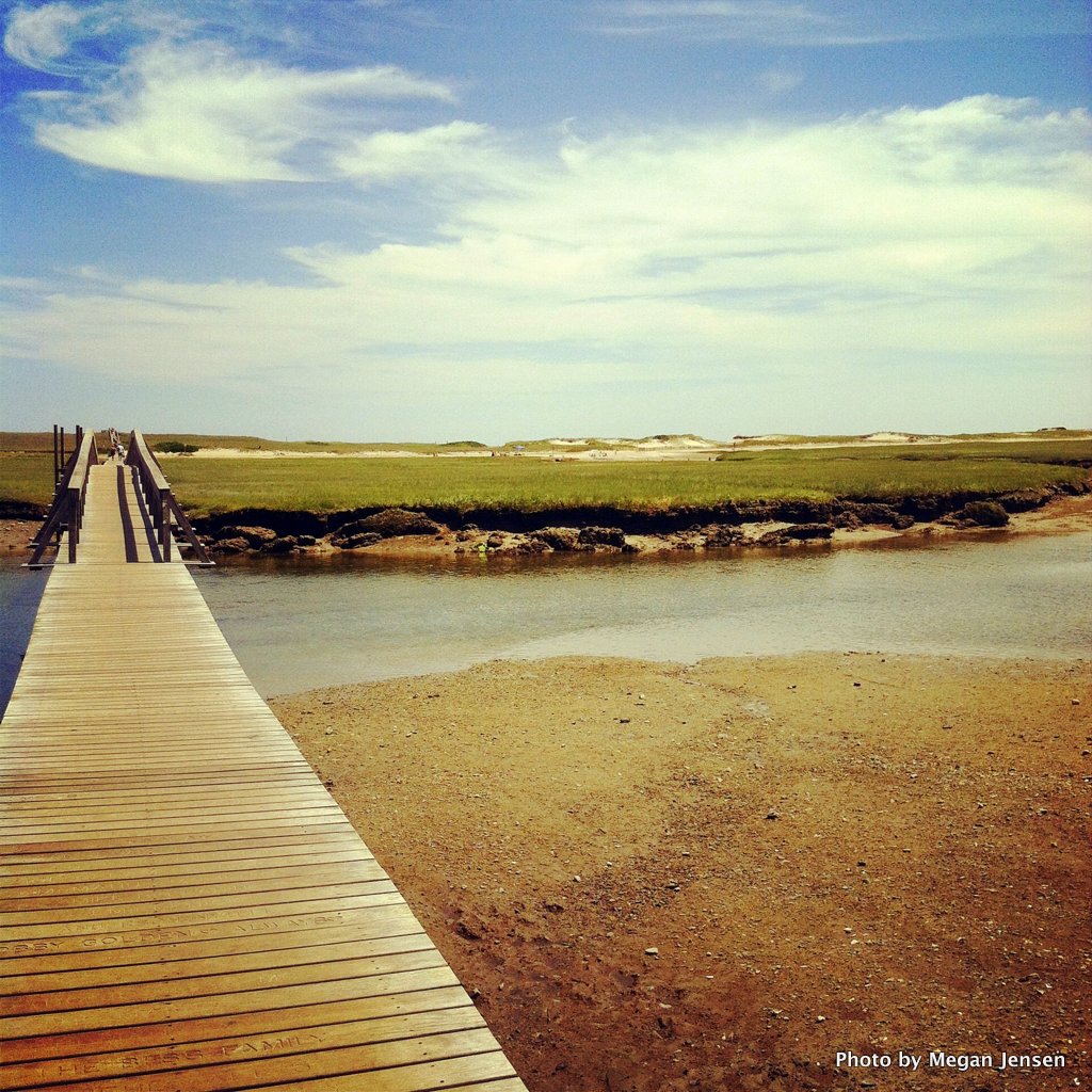 The boardwalk across Mill Creek is something no visitor to Sandwich should miss.