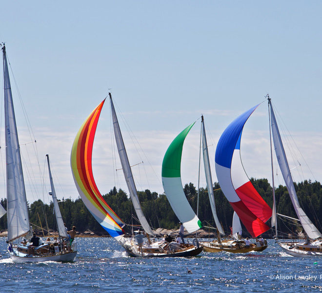 Eggemoggin Reach Regatta. Photo by Alison Langley