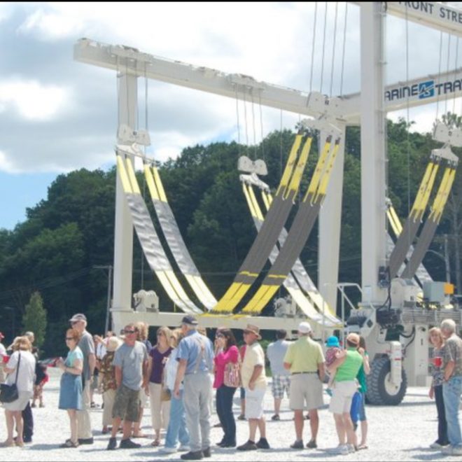 The T-lift was on display at the Open House.