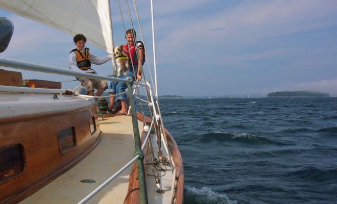 Rolling toward Gilkey Harbor, Islesboro. Photo by Tom Young/USHarbors.com.