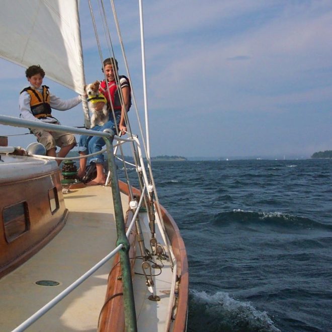 Rolling toward Gilkey Harbor, Islesboro. Photo by Tom Young/USHarbors.com.