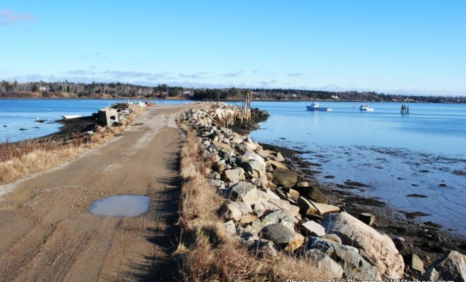 A fishing pier in Milbridge, home to clammers and lobstermen alike.