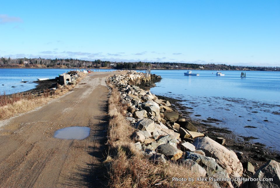 A fishing pier in Milbridge, home to clammers and lobstermen alike.