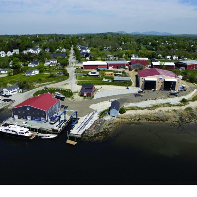 Lyman-Morse Boatbuilding on the St. George River