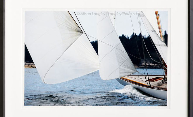Downwind, Deer Isle, Maine, 2010, Framed Limited Edition of 100 © Alison Langley